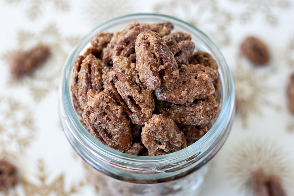 Naughty and Nice Spiced Nuts